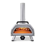 Ooni Karu 16 Multi-Brennstoff Pizzaofen – Outdoor Pizzaofen – Gas-/Holz-/Holzkohle-Pizzaofen – Gartenofen für Grillen, Kochen und...